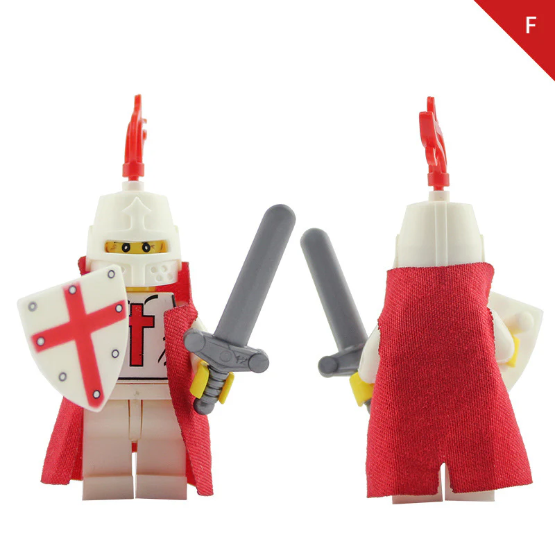 LOJO  AX9818 Red Cross Knight Minifigure - Image 7
