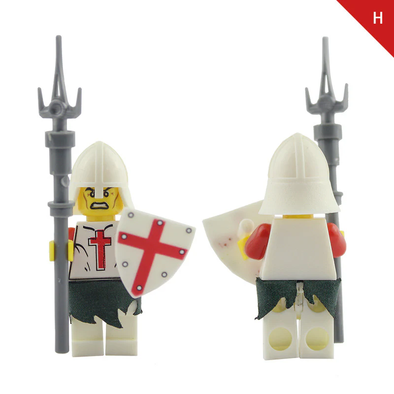 LOJO  AX9818 Red Cross Knight Minifigure - Image 9