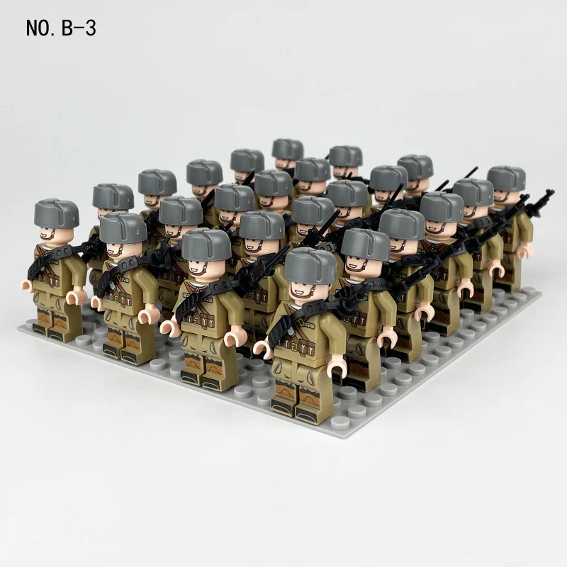 B1-B8 German British Soviet Russian Phalanx minifigure - Image 11