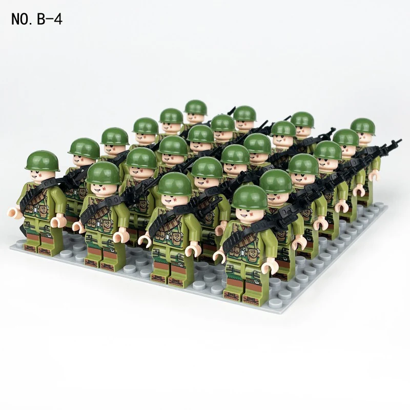 B1-B8 German British Soviet Russian Phalanx minifigure - Image 12
