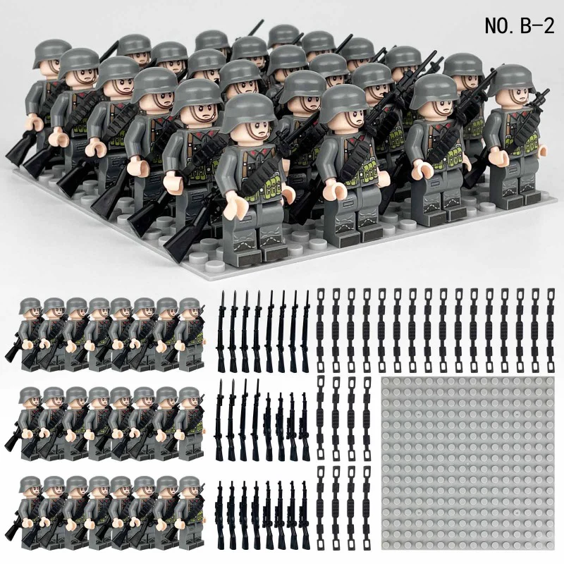 B1-B8 German British Soviet Russian Phalanx minifigure - Image 14