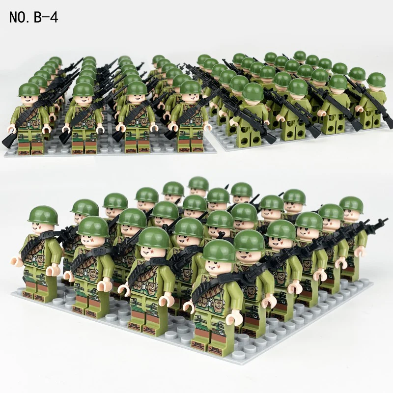 B1-B8 German British Soviet Russian Phalanx minifigure - Image 16