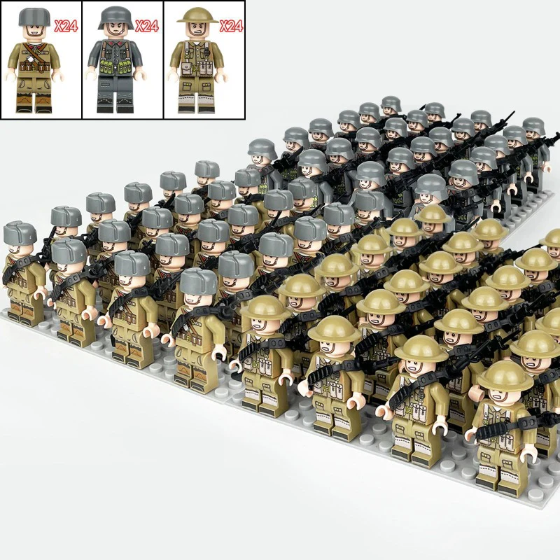 B1-B8 German British Soviet Russian Phalanx minifigure - Image 4