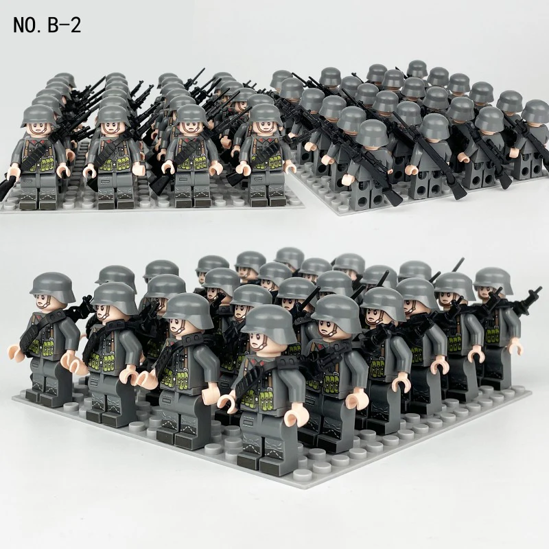 B1-B8 German British Soviet Russian Phalanx minifigure - Image 7
