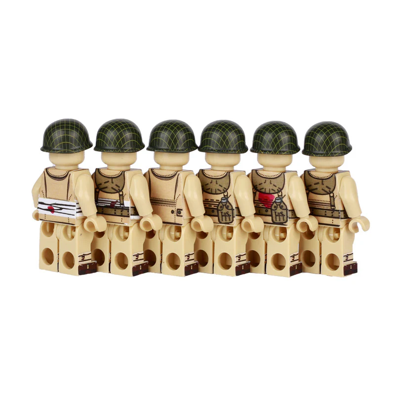 B19-40 WW2 Military Medical Soldier Minifigures - Image 2