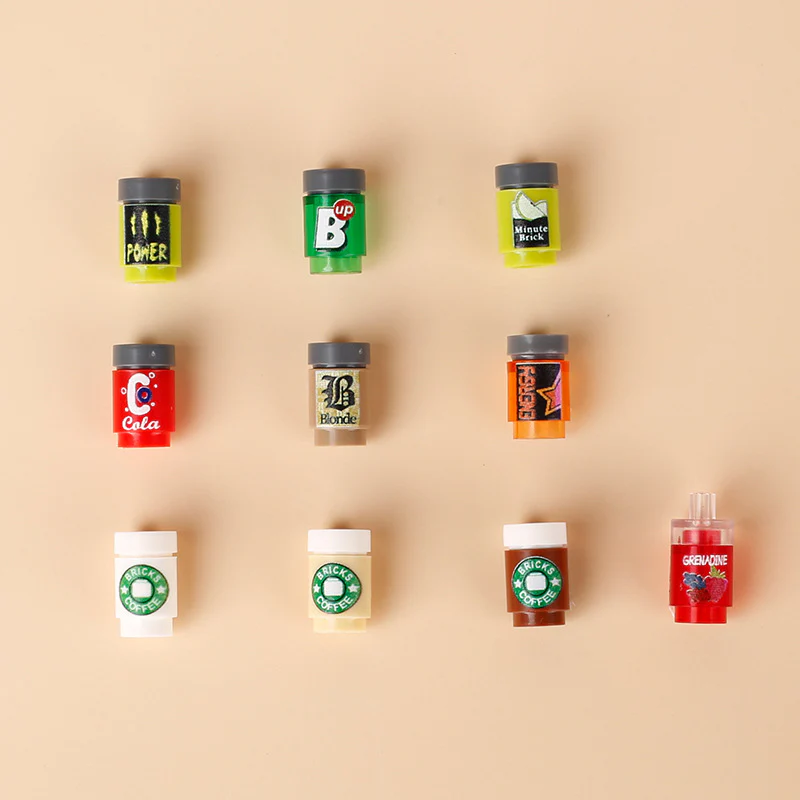 Beverage cup printing set minifigure accessories - Image 2