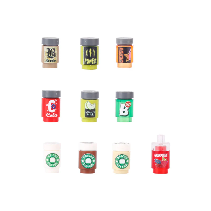 Beverage cup printing set minifigure accessories - Image 3