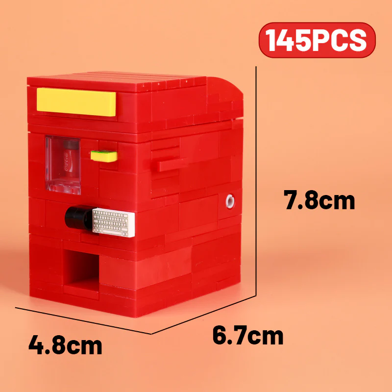 Beverage machine cash machine scene Minifigure Accessories - Image 2