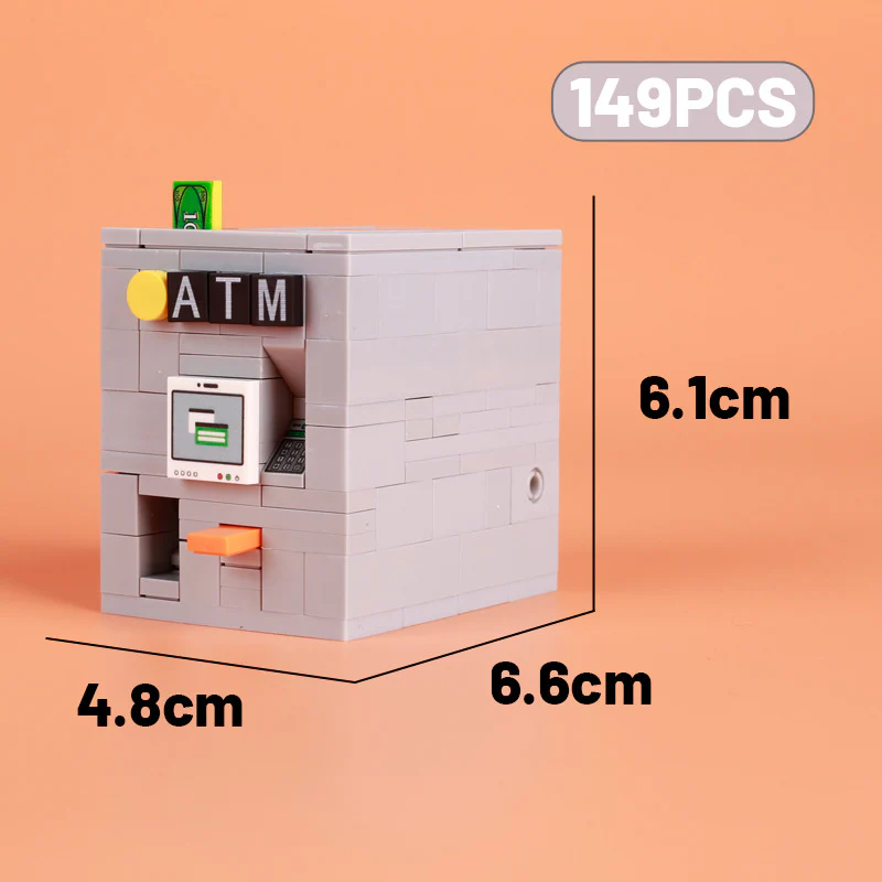Beverage machine cash machine scene Minifigure Accessories - Image 3