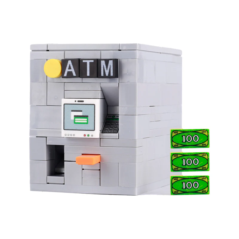 Beverage machine cash machine scene Minifigure Accessories - Image 4