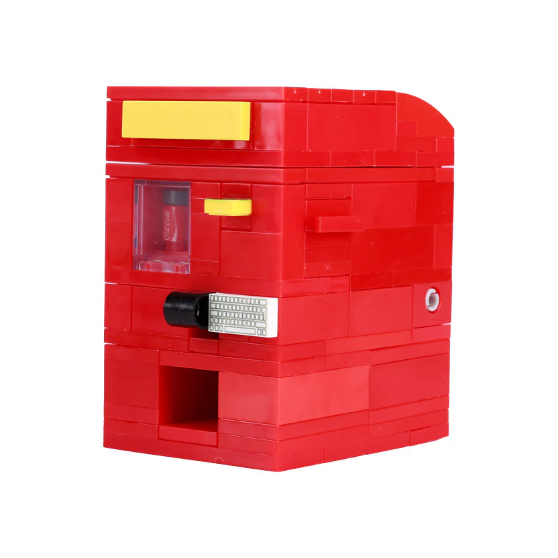 Beverage machine cash machine scene Minifigure Accessories - Image 5