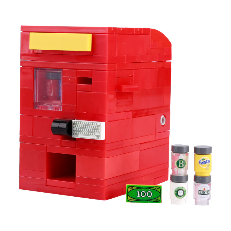 Beverage machine cash machine scene Minifigure Accessories - Image 6