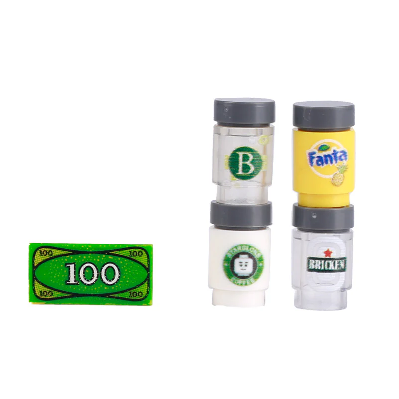 Beverage machine cash machine scene Minifigure Accessories - Image 8