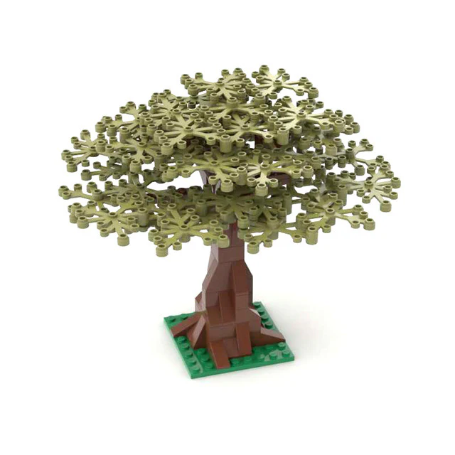 Big Tree Boulevard Plant Towering Trees MOC bricks - Image 7
