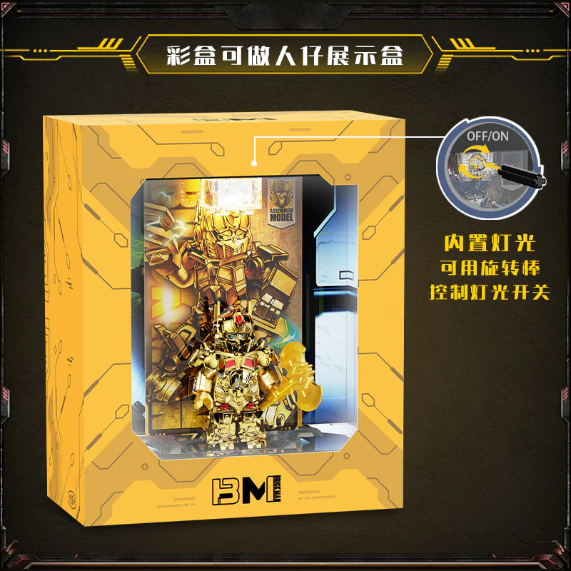BM001B-BM003B New Transformers Bumblebee Optimus Decepticons Series Minifigures - Image 4