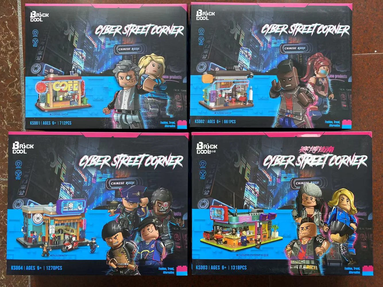 BrickCool KS001-04 Cyber Street Corner Series Street Scene - Image 15