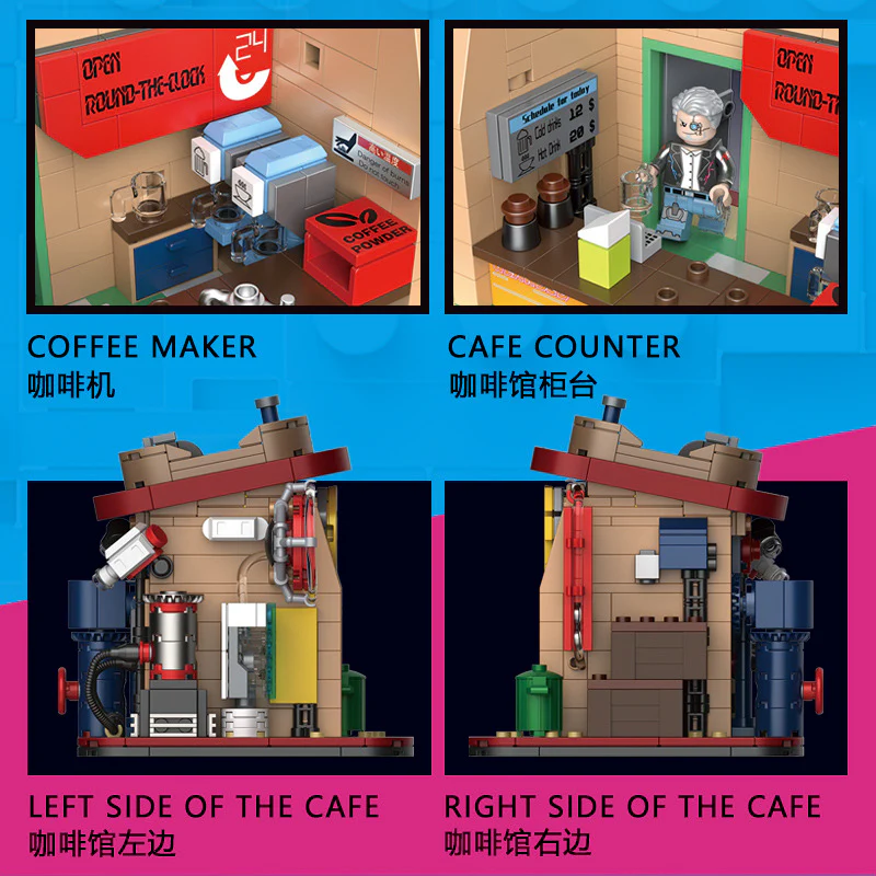 BrickCool KS001-04 Cyber Street Corner Series Street Scene - Image 4