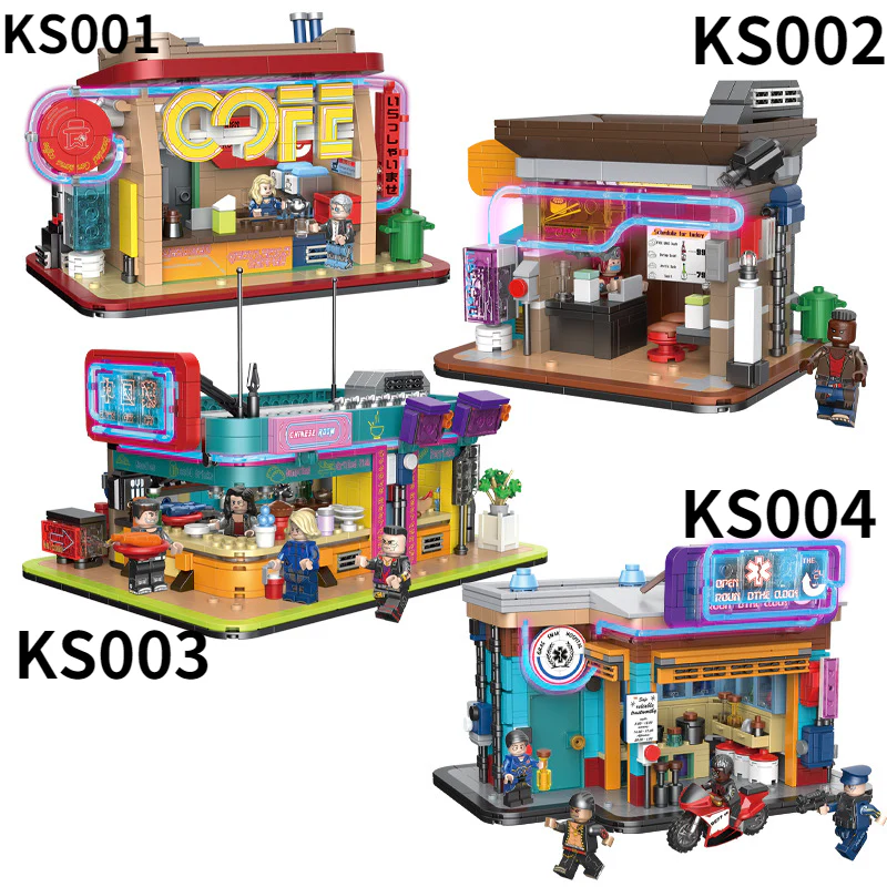 BrickCool KS001-04 Cyber Street Corner Series Street Scene - Image 5