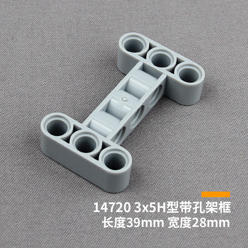 10pcs Cada 14720 Technic Liftarm Modified H-Shape Thick 3 x 5 Perpendicular - Image 2