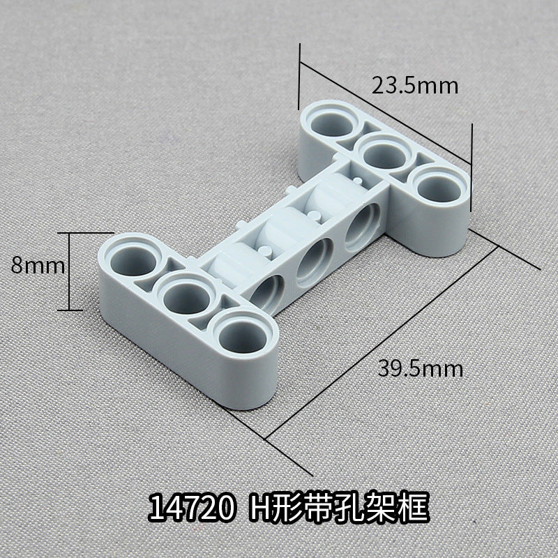 10pcs Cada 14720 Technic Liftarm Modified H-Shape Thick 3 x 5 Perpendicular - Image 6