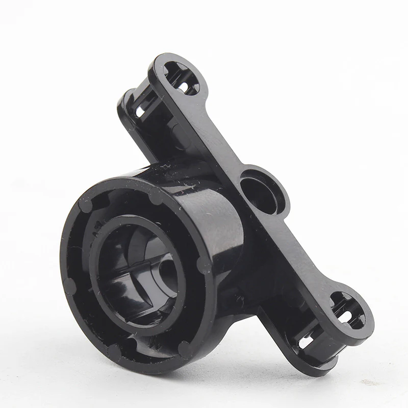 10sets Cada 23801+92909 Technic Steering Axle with 2 Pin Holes and 2 Axle Holes with Dark Bluish Gray Wheel Hub - Image 3