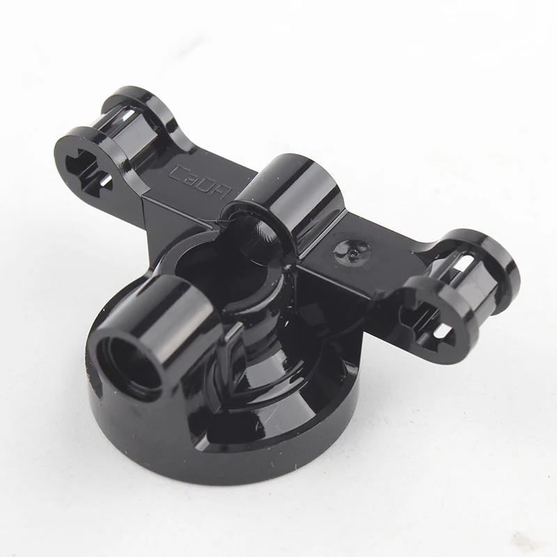 10sets Cada 23801+92909 Technic Steering Axle with 2 Pin Holes and 2 Axle Holes with Dark Bluish Gray Wheel Hub - Image 4