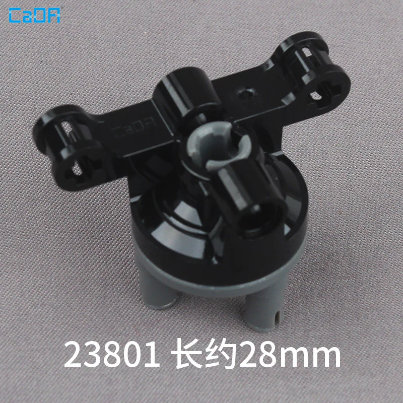 10sets Cada 23801+92909 Technic Steering Axle with 2 Pin Holes and 2 Axle Holes with Dark Bluish Gray Wheel Hub - Image 6