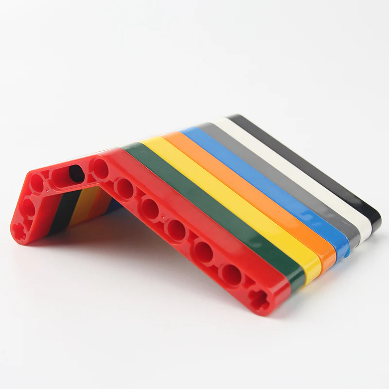 10pcs Cada 32009 Liftarm Modified Bent Thick 1x11.5 Double technic parts - Image 5