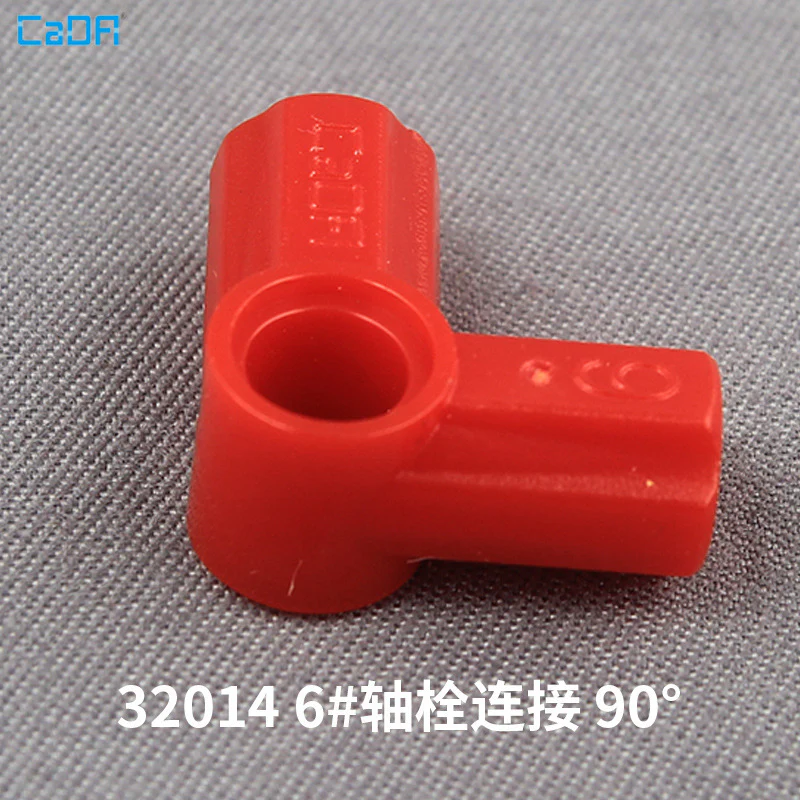 10pcs Cada 32014 Technic Axle and Pin Connector Angled #6 - 90 degrees - Image 2