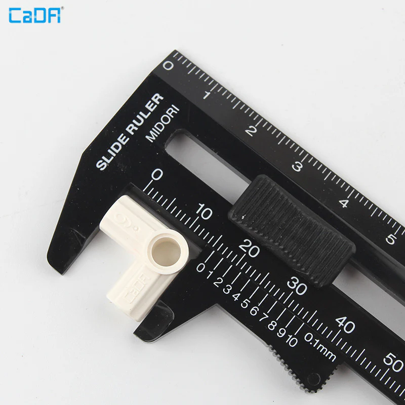 10pcs Cada 32014 Technic Axle and Pin Connector Angled #6 - 90 degrees - Image 4