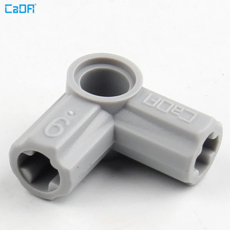 10pcs Cada 32014 Technic Axle and Pin Connector Angled #6 - 90 degrees - Image 7