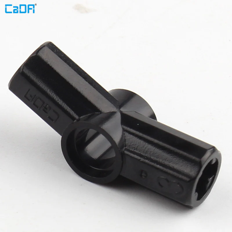 10pcs Cada 32016 Technic Axle and Pin Connector Angled #3 - 157.5 degrees - Image 3