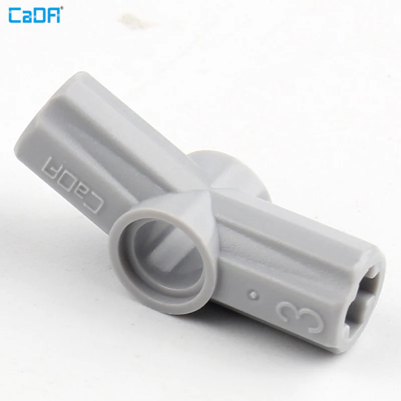 10pcs Cada 32016 Technic Axle and Pin Connector Angled #3 - 157.5 degrees - Image 4