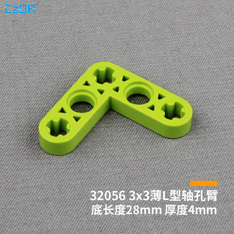 10pcs Cada 32056 Technic Liftarm Modified Bent Thin L-Shape 3 x 3 - Image 2