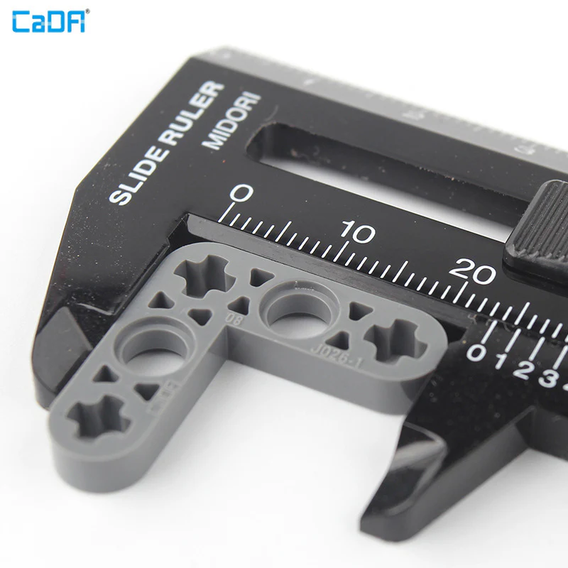 10pcs Cada 32056 Technic Liftarm Modified Bent Thin L-Shape 3 x 3 - Image 3