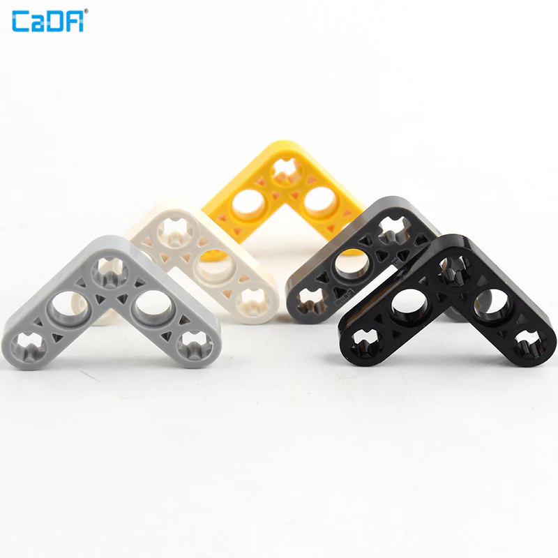 10pcs Cada 32056 Technic Liftarm Modified Bent Thin L-Shape 3 x 3 - Image 4