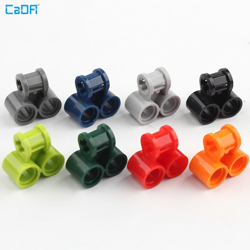10pcs Cada 32291 Technic  Axle and Pin Connector Perpendicular Double - Image 2