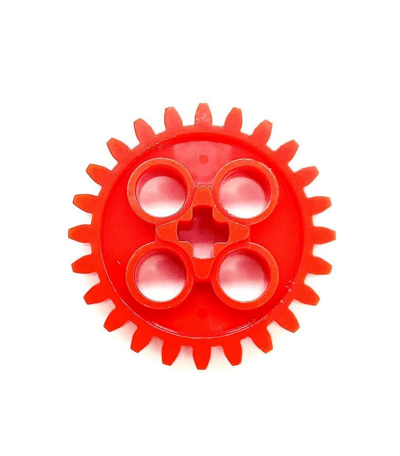 10pcs Cada 3648 Technic Gear 24 Tooth (2nd Version - 1 Axle Hole) - Image 3