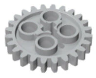 10pcs Cada 3648 Technic Gear 24 Tooth (2nd Version - 1 Axle Hole) - Image 4