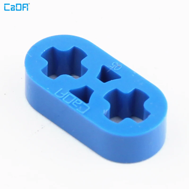 10pcs Cada 41677 Technic Liftarm Thin 1x2 - Axle Holes - Image 10