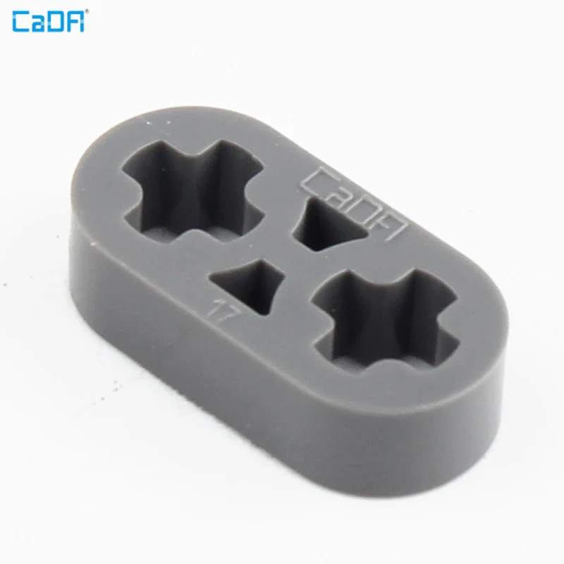10pcs Cada 41677 Technic Liftarm Thin 1x2 - Axle Holes - Image 4