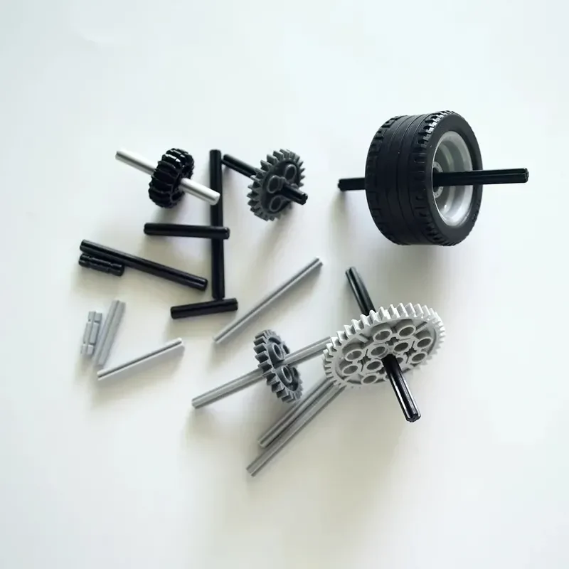 20pcs Cada 4519 3705 32073 44294 60485 3737 3706 Technic Axle 3L 4L 5L 6L 7L  9L 10L 12L - Image 6