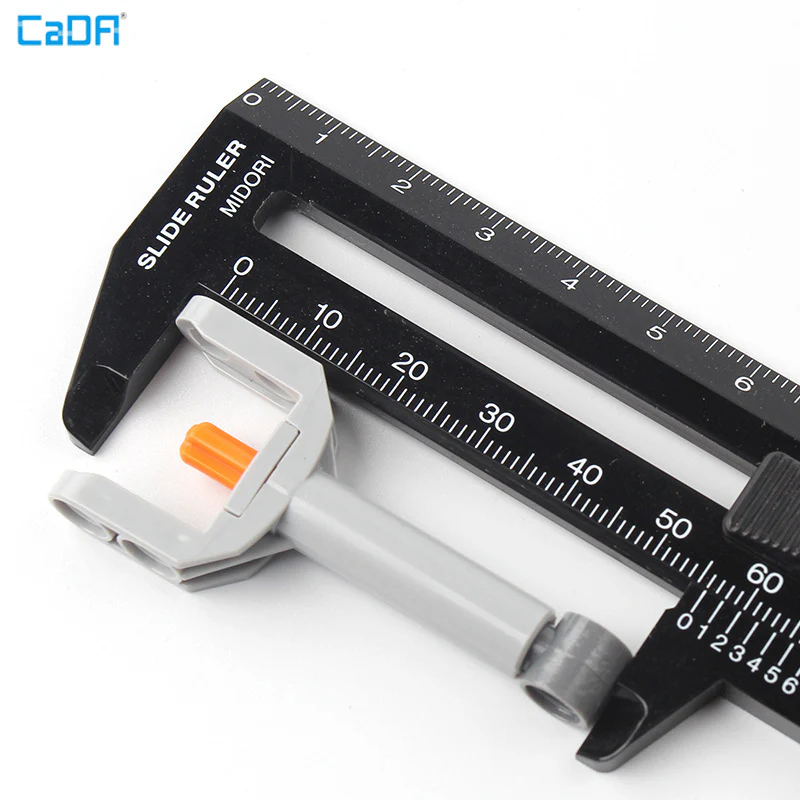 4pcs Cada 4612100 Technic Linear Actuator Mini with Dark Bluish Gray Head and Orange Axle - Image 4