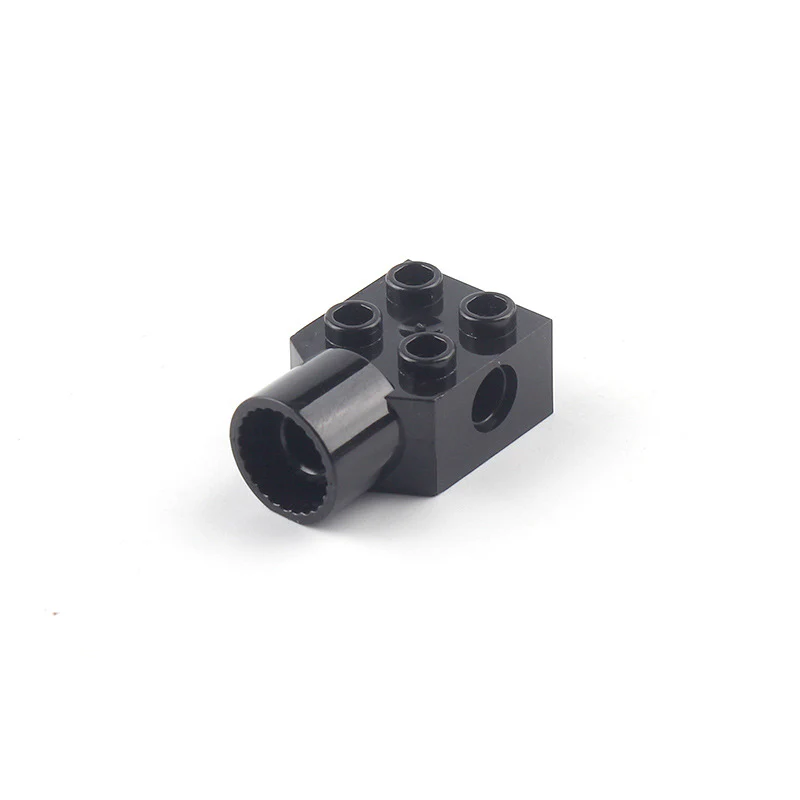10pcs Cada 48169 Technic Brick Modified 2x2 with Pin Hole Rotation Joint Socket - Image 5