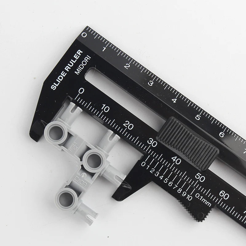 10pcs CADA 55615 Technic Pin Connector Perpendicular 3 x 3 Bent with 4 Pins - Image 5