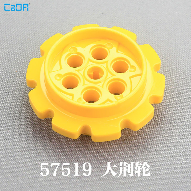 10pcs Cada 57519 Technic Tread Sprocket Wheel Large - Image 10