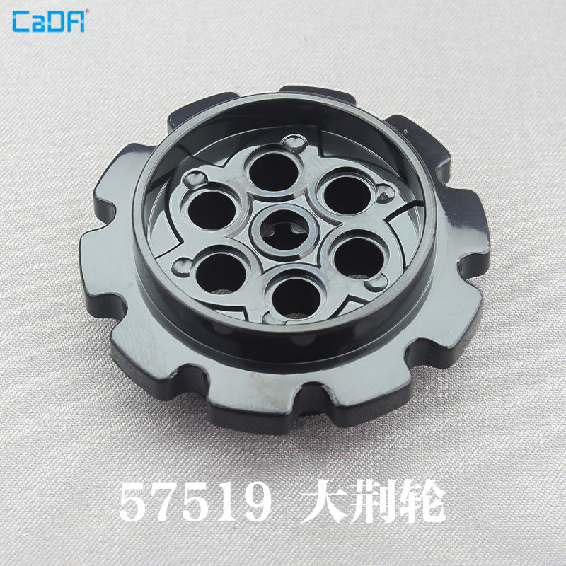 10pcs Cada 57519 Technic Tread Sprocket Wheel Large - Image 8