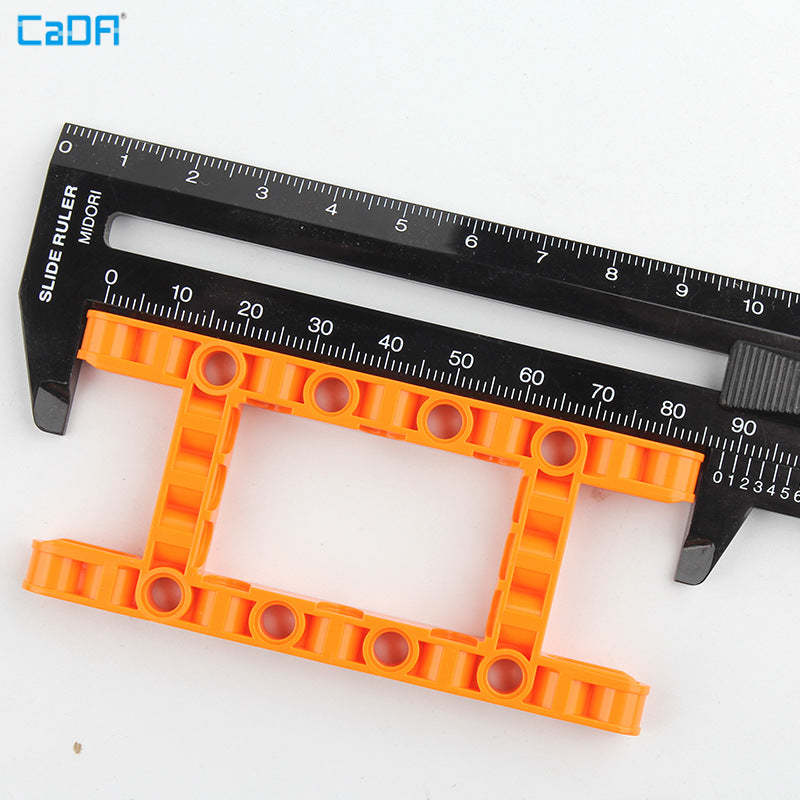 10pcs Cada 64178 Liftarm Modified Frame Thick 5 x 11 Open Center technic parts - Image 3