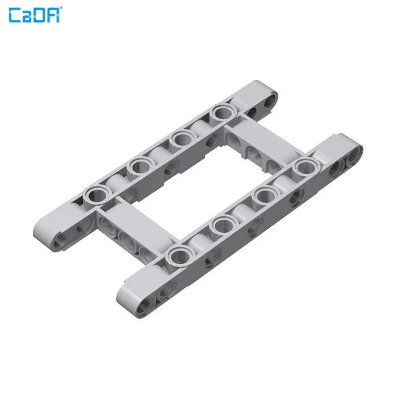 10pcs Cada 64178 Liftarm Modified Frame Thick 5 x 11 Open Center technic parts - Image 6