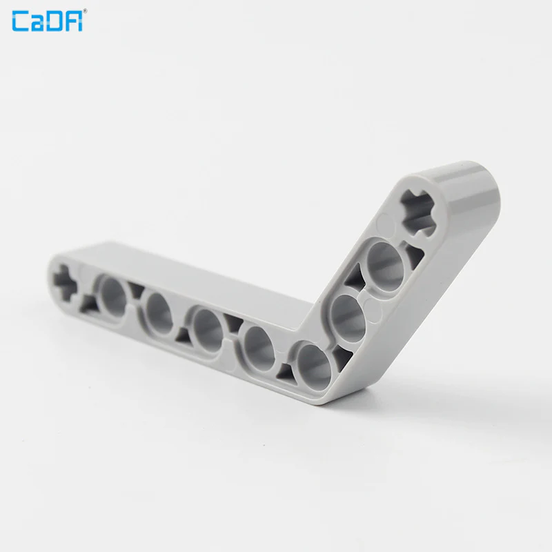 10pcs Cada 6629 Technic Liftarm Modified Bent Thick 1 x 9 (6 - 4) - Image 4
